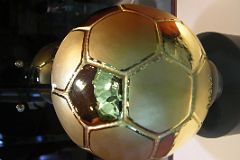 Dubai 07 Burj Al Arab 11 Mezzanine Shop Gold Soccer Ball